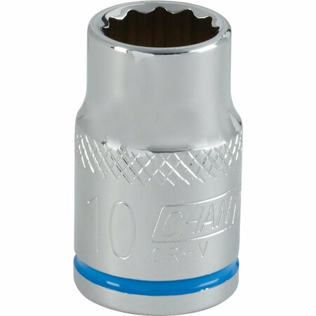 CHANNELLOCK 3/8 In. Drive 10 mm 12-Point Shallow Metric Socket 308129